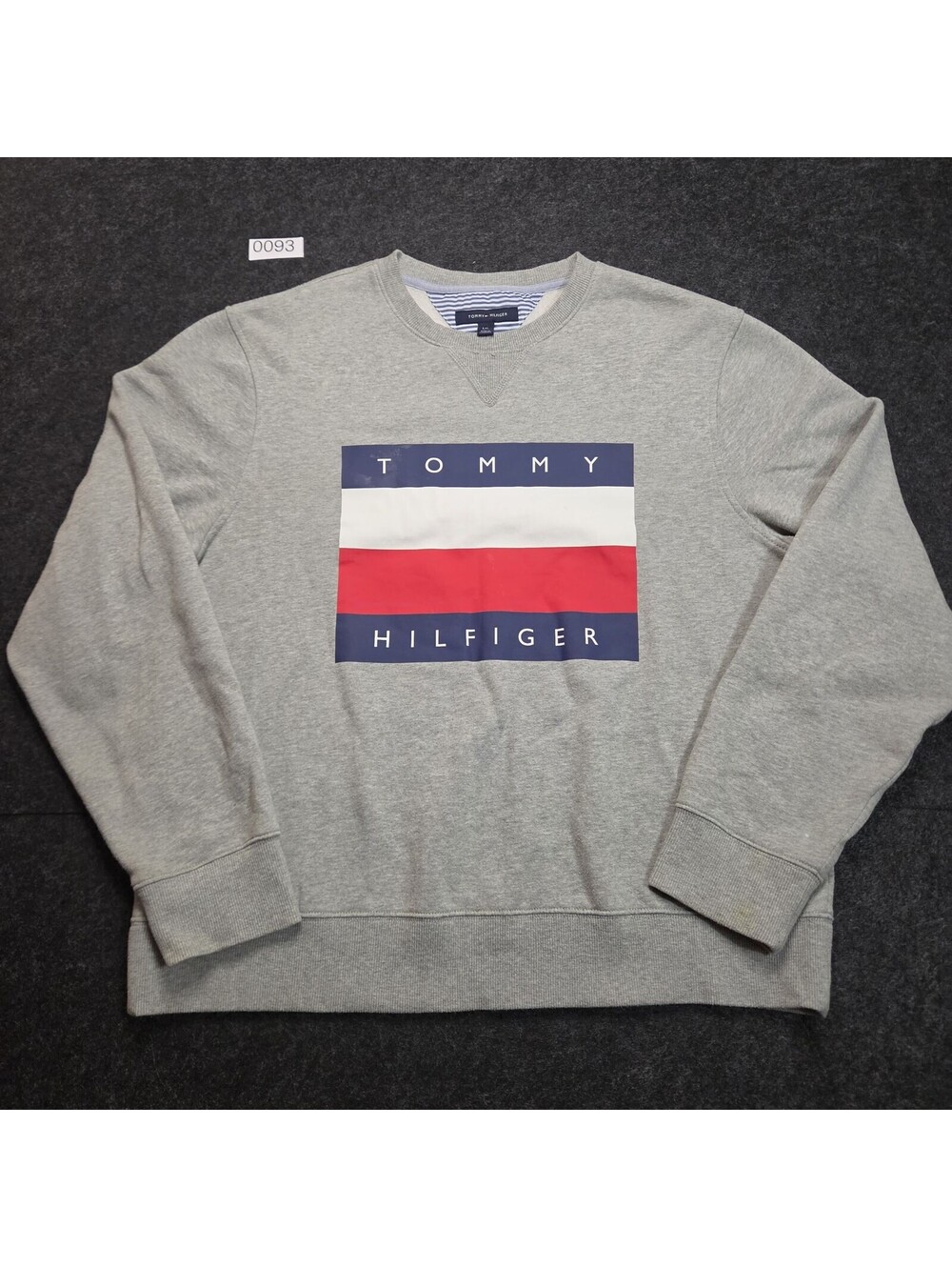 Tommy Hilfiger Classic Logo Heather Grey Sweatshirt